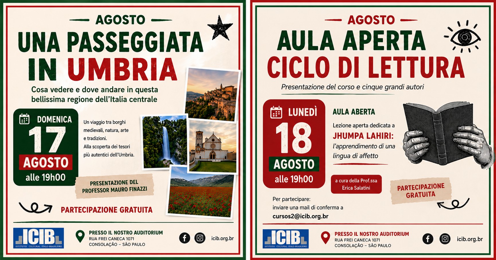 Evento gratuito Presencial 